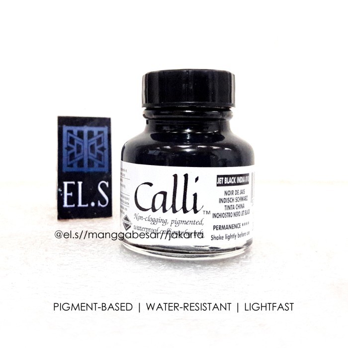 

Daler Rowney Calli - Jet Black ( Tinta Kaligrafi )