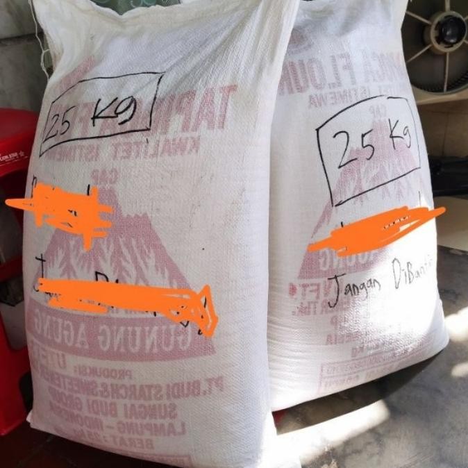 

Tepung Shilin / Shihlin tapioka kasar paket 25kg via kurir instant