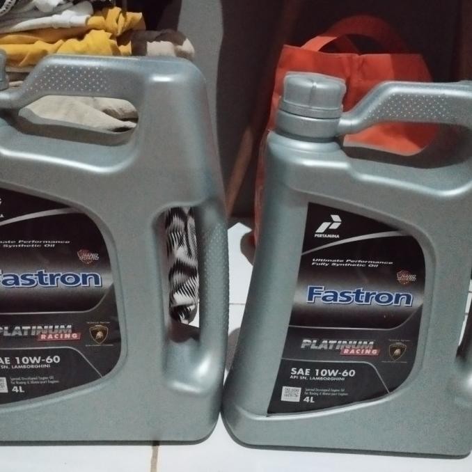 Ready Stock Oli Fastron Platinum Racing Kemasan 4 Liter