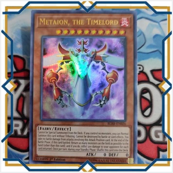 [JPR] YUGIOH METAION THE TIMELORD BLRR ULTRA RARE ORIGINAL