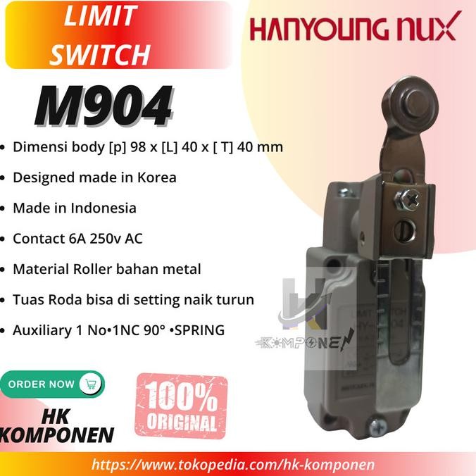 M904 HANYOUNG / LIMIT SWITCH RODA / LIMIT SWITCH ASLI