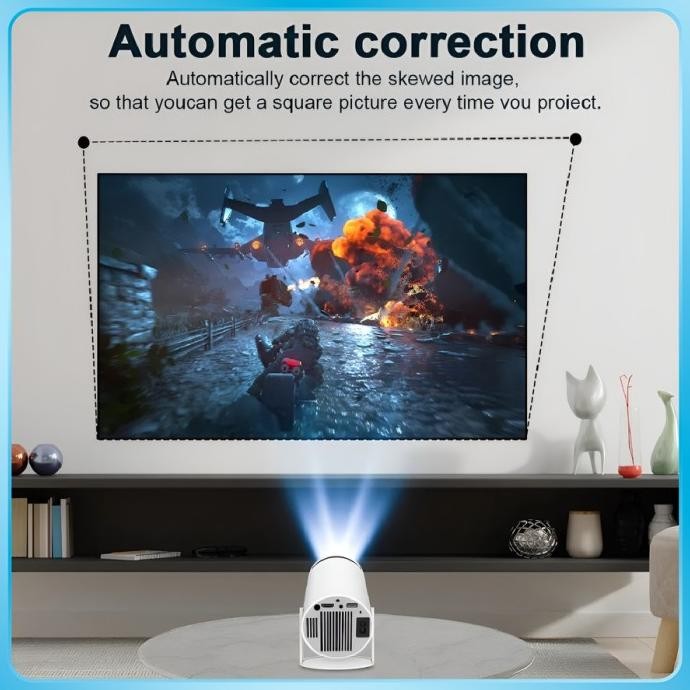 Tersedia Best Infocus Projector 4K Lyncer Wifi Wireless Proyektor Infokus