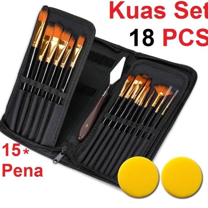 

Termurah Art Brush Set Kuas Lukis Brs-12 Set Kuas Alat Lukis Set Lengkap Mixing Knife Murah Berkualitas Original