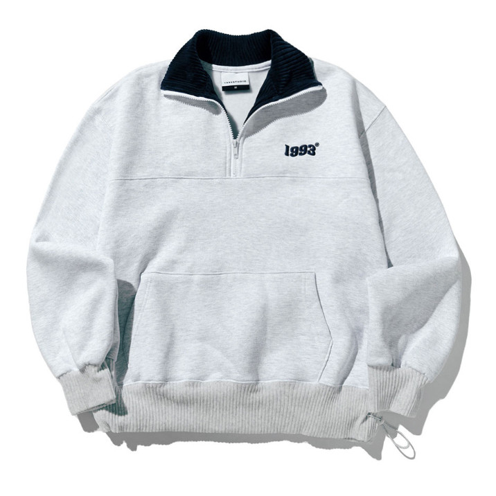 [1993STUDIO] VINTAGE HALF ZIP-UP Sweatshirt |JgtJEmuh|