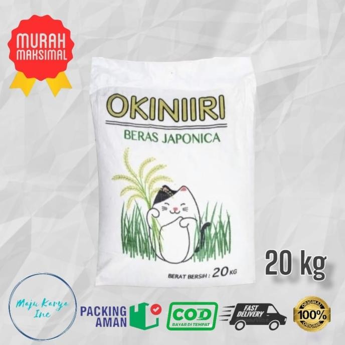 

Beras Japonica Okiniri 20 kg Good Quality Beras Jepang / Sushi GS1