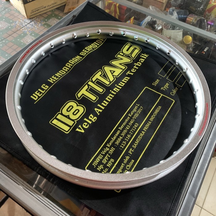 Velg Titans Excel Silver 1.60-18