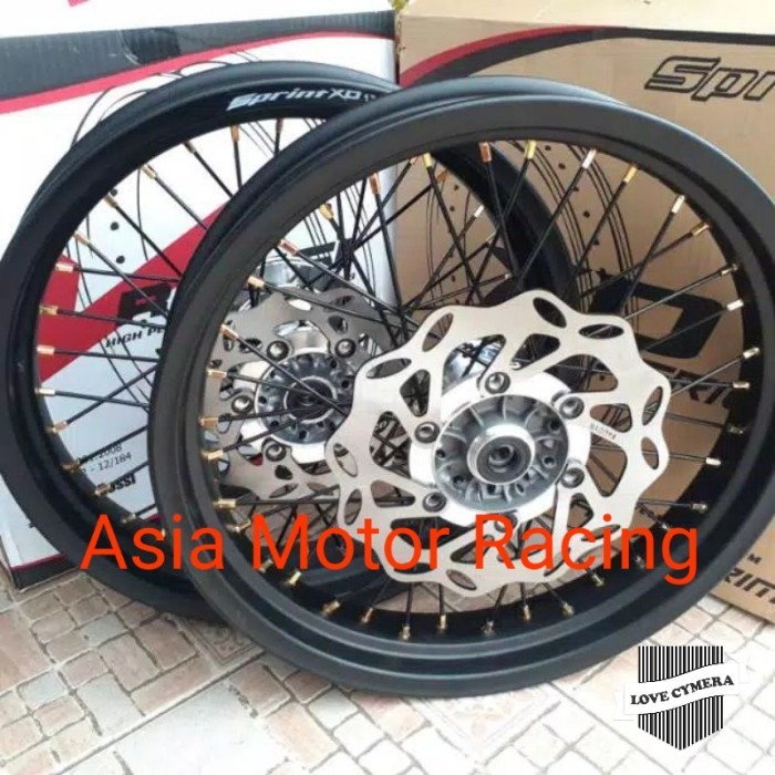 Sepaket Velg Supermoto Ring 17 Paket Velg Super Moto Klx Bf Dtracker
