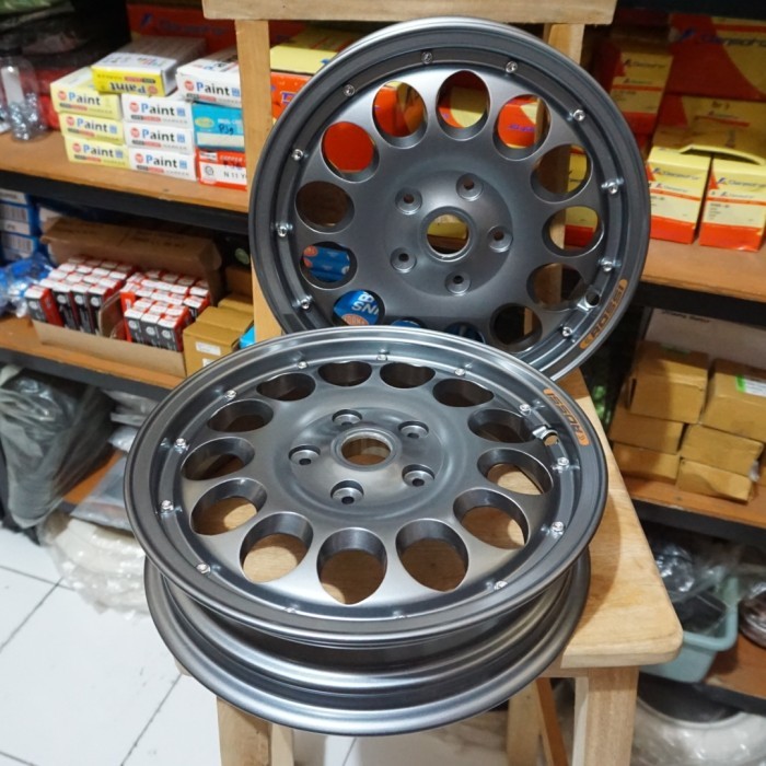 Velg Ring 12 Tubeless Vrossi Alfa Dark Grey Vespa Px Excel Ex2 Strada