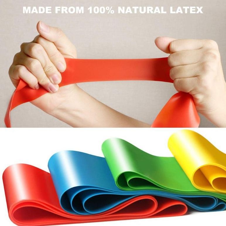 Best Seller Karet Latihan Kaki Elastis Sepakbola Futsal Tension Resistance Band Loop Olahraga Fitnes