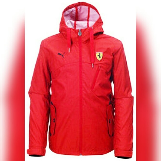 PUMA X SCUDERIA FERRARI APPAREL OUTERWEAR PAKAIAN ORIGINAL OFFICIAL JAKET WINDBREAKER