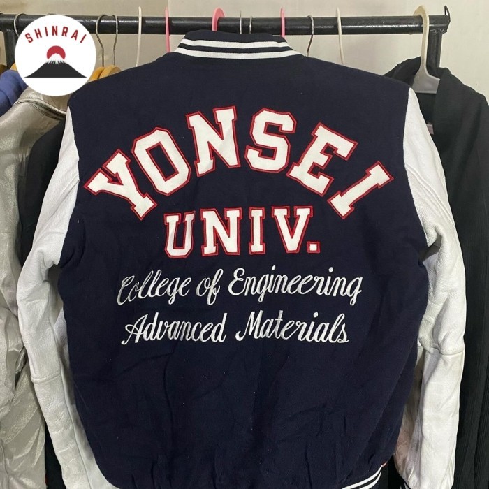 VARSITY LEATHER YONSEI UNIVERSITY ORIGINAL