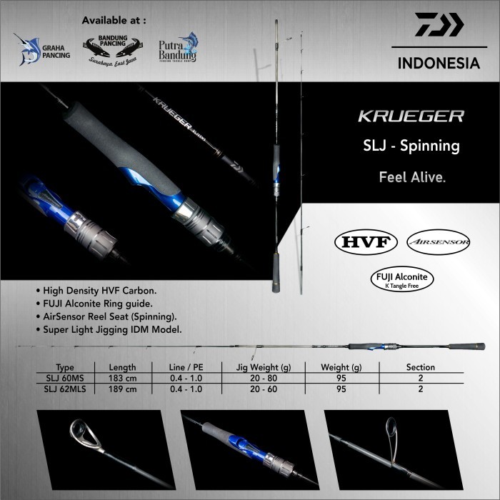 ROD / JORAN SPINNING DAIWA KRUEGER SLJ