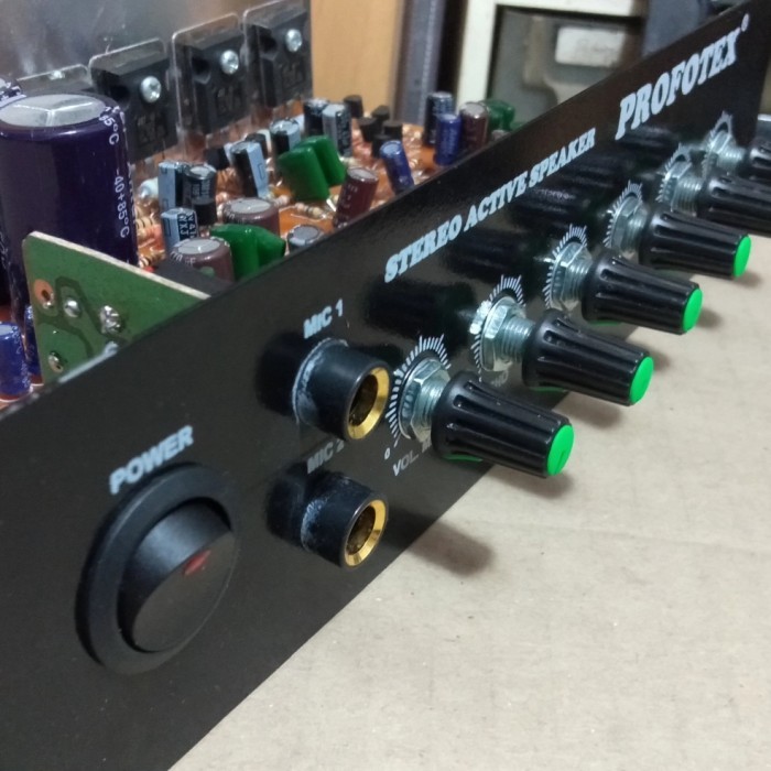 modul kit /mesin speaker aktif profotex stereo echo