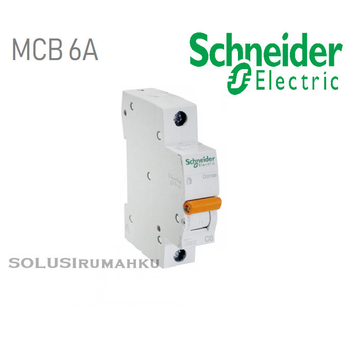 MCB SCHNEIDER 6A SNI SIKRING 6 AMPERE 1300 WATT MERLIN GERIN