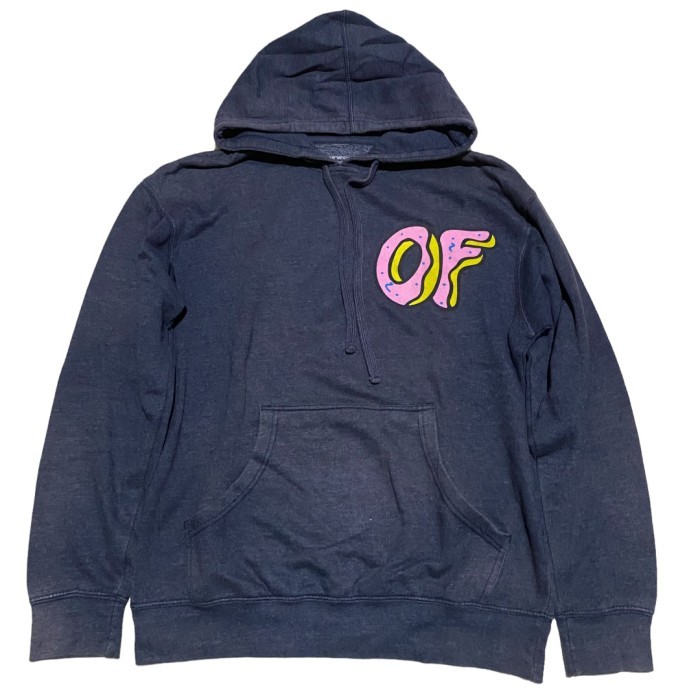 ODD FUTURE OFWGKTA GOLF WANG VINTAGE CROSS LOGO HOODIE