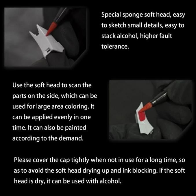 

BIG SALE DSPIAE SOFT TIPPED MARKER ACRYLIC BASIC COLOR PANEL LINING MARKER !!!!!