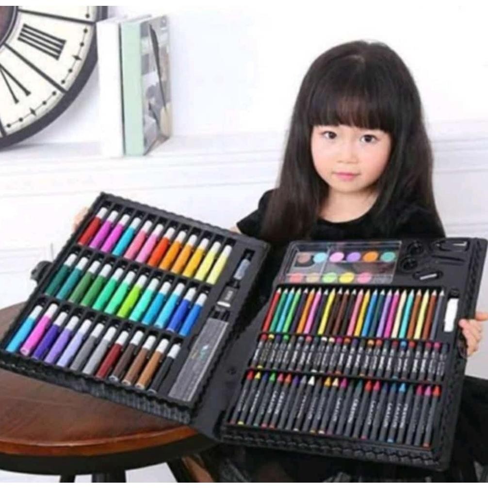 

fx-45 [ LSC ] Crayon Pensil Warna Art Set Pensil Warna Crayon ( 208 ) Terlaris