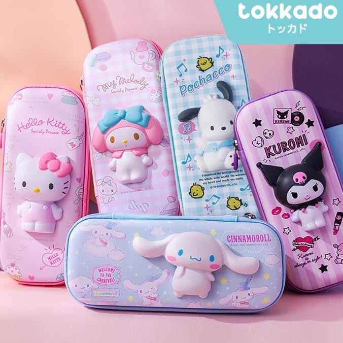 

TOKKADO Sanrio Squishy Pencil Case Original Kotak Pensil Anak Lucu