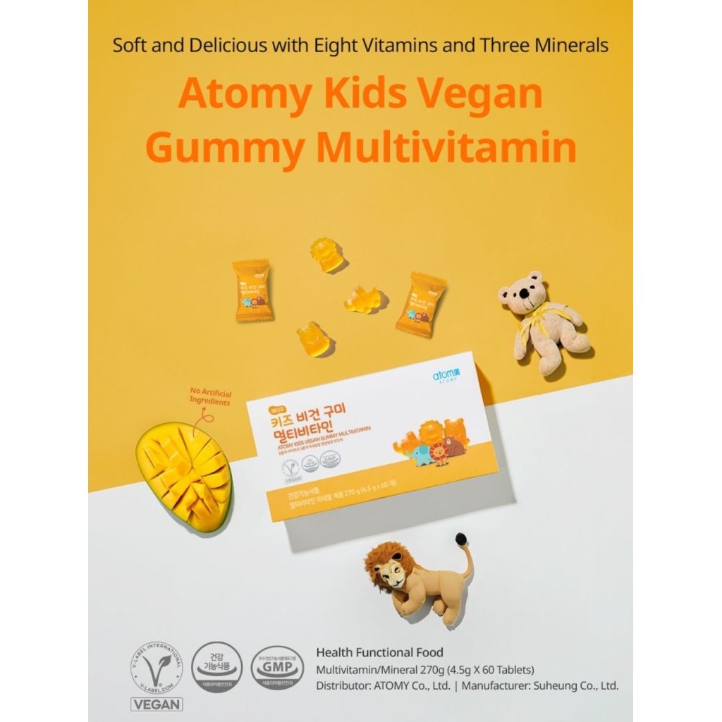 

Atomy Kids Vegan Gummy Multivitamin Anak Kesehatan