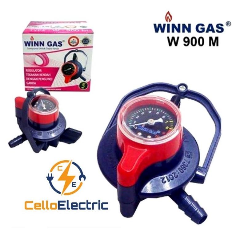 Original Regulator Winn Gas W 900 M / Regulator Gas Lpg / Regulator Kompor Winn Gas Meter 1212