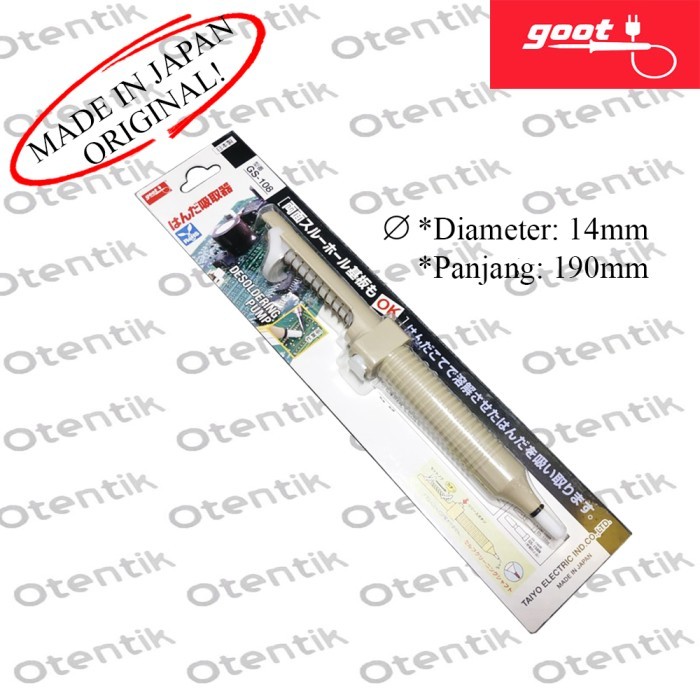 Terbagus Goot Gs108 Sedot Timah - Alat Penyedot Tinol Gs 108 - Solder Sucker