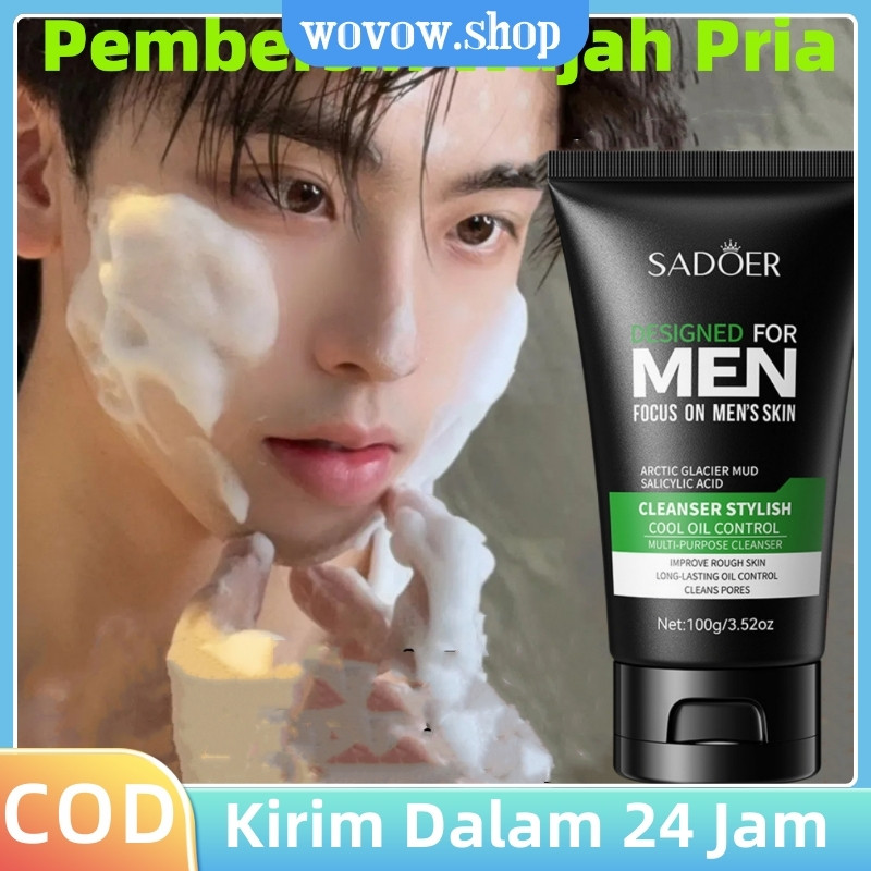 Pembersih Wajah Pria Pembersih Wajah Jerawat Pembersih Wajah Pria Pemutih Wajah Pria Tungau Pembersi