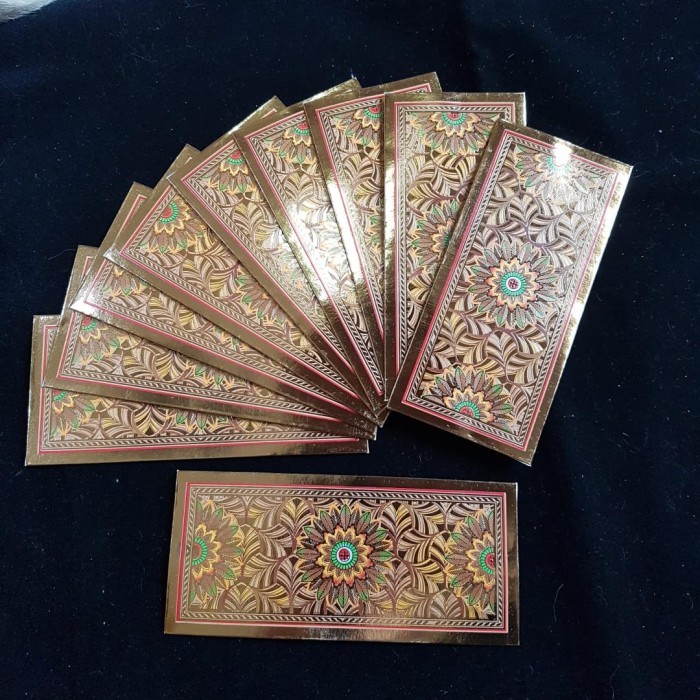 

siap kirim] Envelopes For Money/Gift/Kherchi/Shagan/Angpao - Floral Design - Pack of 10 Pcs