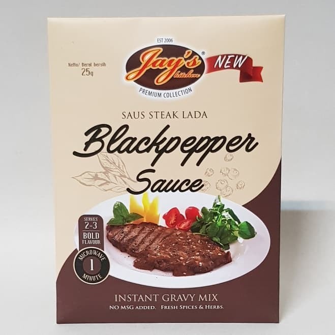 

Bya - Jay'S Blackpepper Sauce Instant Gravy Mix 25 Gr