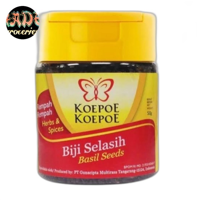 

Bya - Biji Selasih Koepoe Koepoe 50Gr Botol