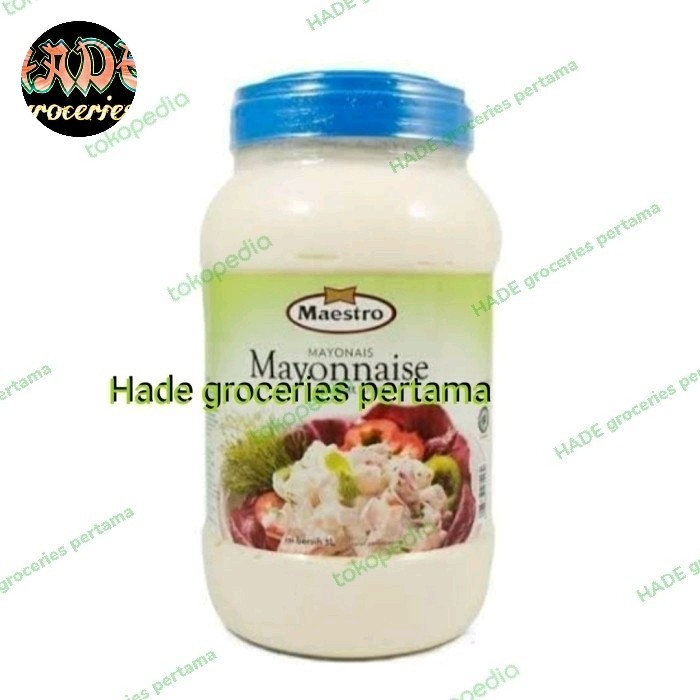 

Bya - Mayonaise Maestro 3Lt Pail Mayonnaise Mayones Mayo Gosend Instan