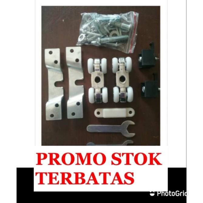 Stok Terbatas Roda Rell Pintu Sleding Rel Geser Roda Sliding Jendela K