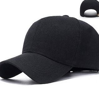Topi Polos Baseball Topi Golf Topi Pria Trendy Hitam