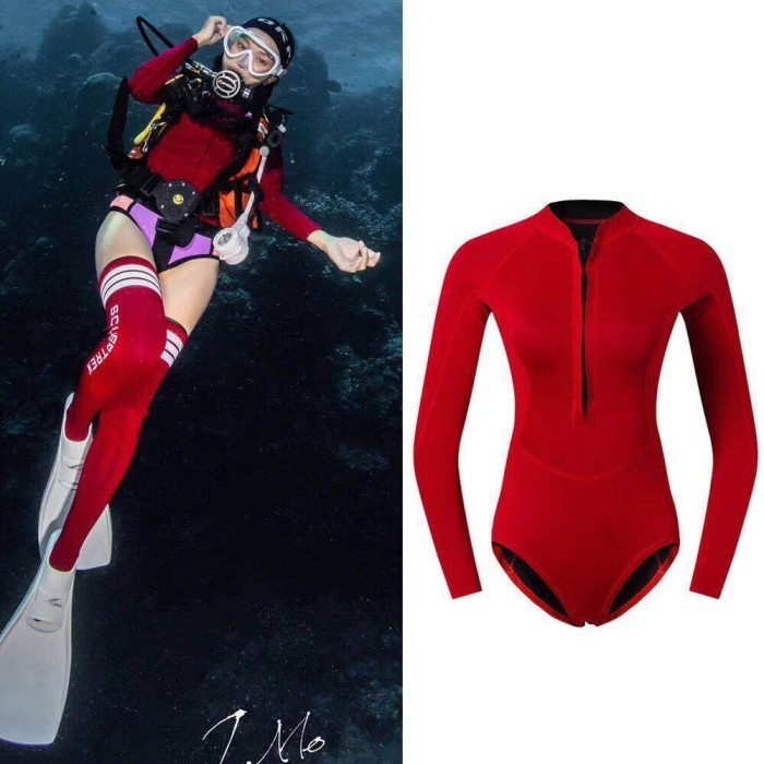Jual Wetsuit Wanita 2Mm Neoprene Divingsuit Woman