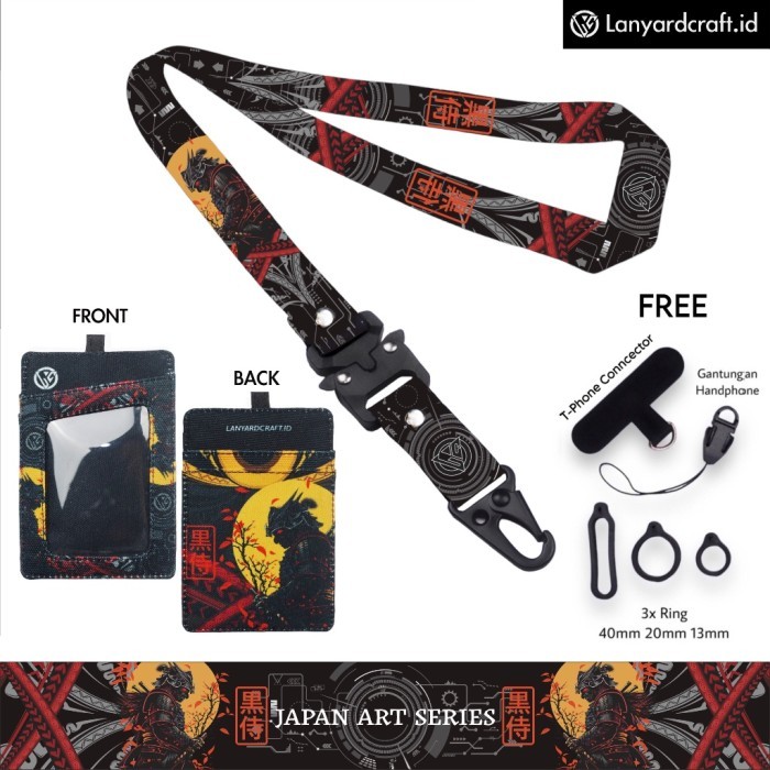 

Sale Lc.Id Lanyard Craft Japan Art V3 Gantungan Tali Holder Card Printing