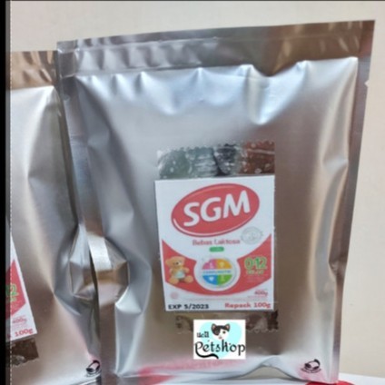 DISKON Susu SGM LLM Bebas Laktosa Repack 100gr untuk Susu Kucing