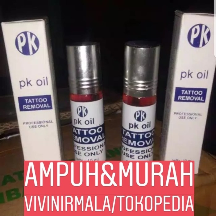 Promo Obat Penghapus Tatto Cairan Penghilang Tato Ampuh Pk Oil Tatto Removal