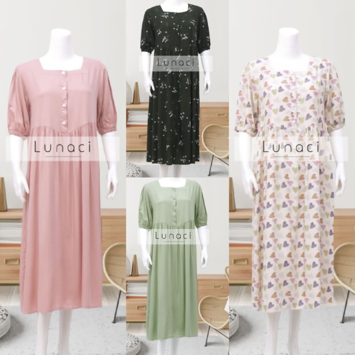 Lunaci Salma Dress Daster/Baju Menyusui/Premium/Baju Tidur