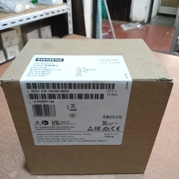 NEW SALE 6ES7214-1AG40-0XB0 PLC Siemens. Cpu Module Simatic S7-1200 Siemens Original