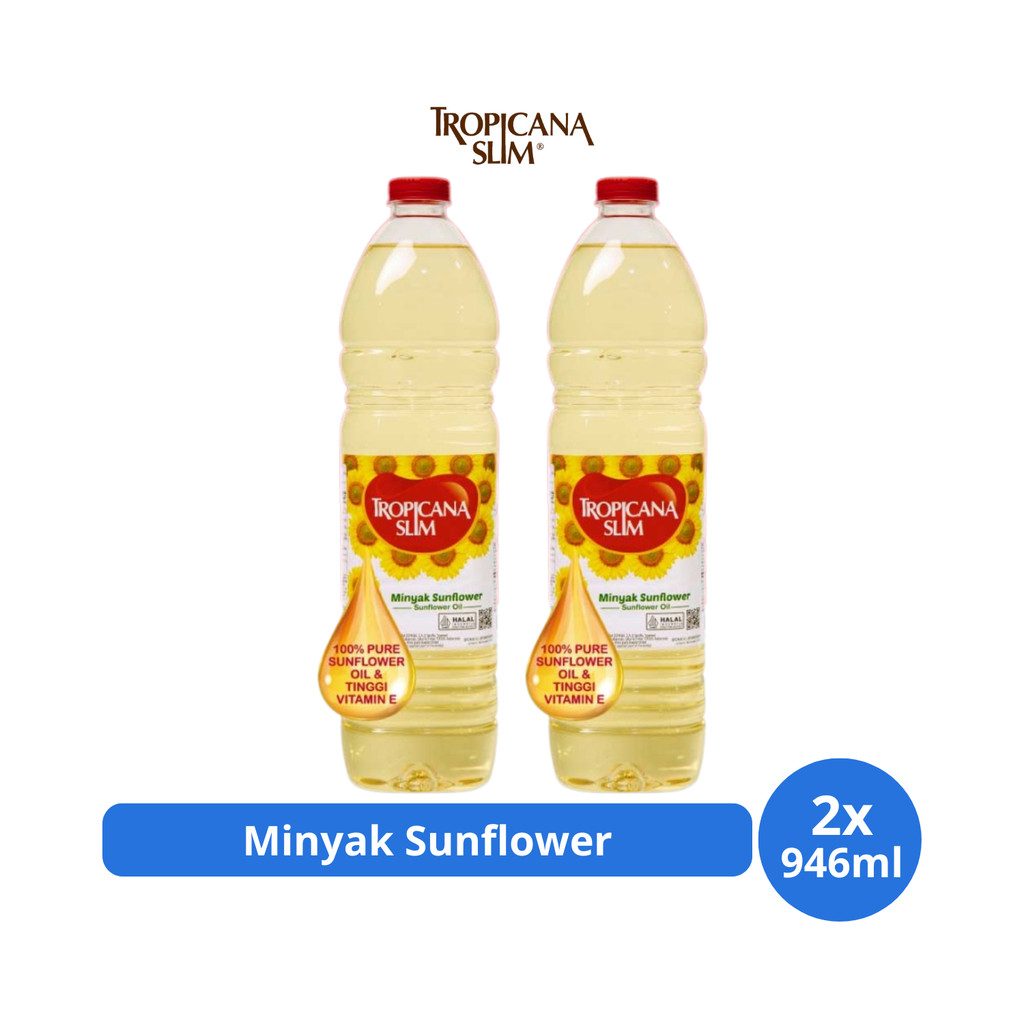 

Tropicana Slim Minyak Sunflower 946ml x 2 pcs