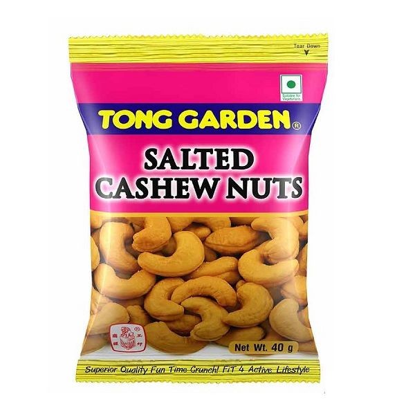 

TONG GARDEN SALTED CASHEWNUT 40G