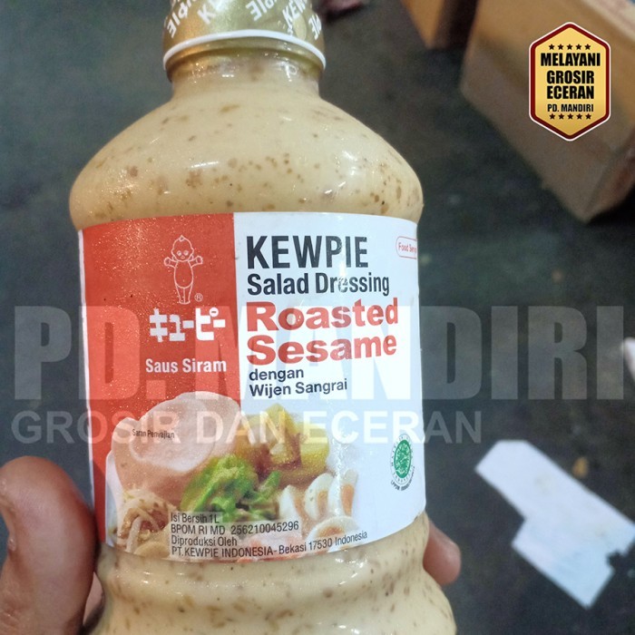

Ready Kewpie Roasted Sesame 1 Ltr / Saus Wijen / Salad Dressing