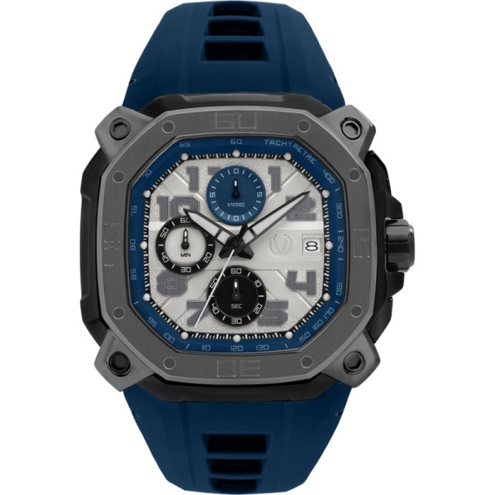 Jam Tangan CHRIST VERRA Pria Original CV 63033G-36 L-GUN/BLU
