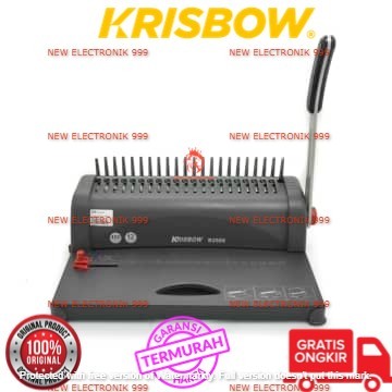 KRISBOW BINDING MACHINE 21 HOLES GRY B2988