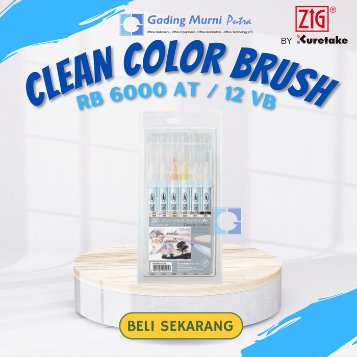 

T E R B A R U ZIG KURETAKE CLEAN COLOR REAL BRUSH RB-6000AT/12VB
