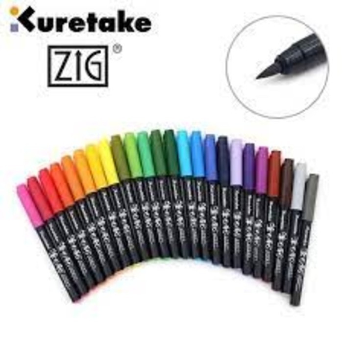 

T E R B A R U ZIG KURETAKE BRUSH FUDEBIYORI ZIG CBK-55N/24V Best