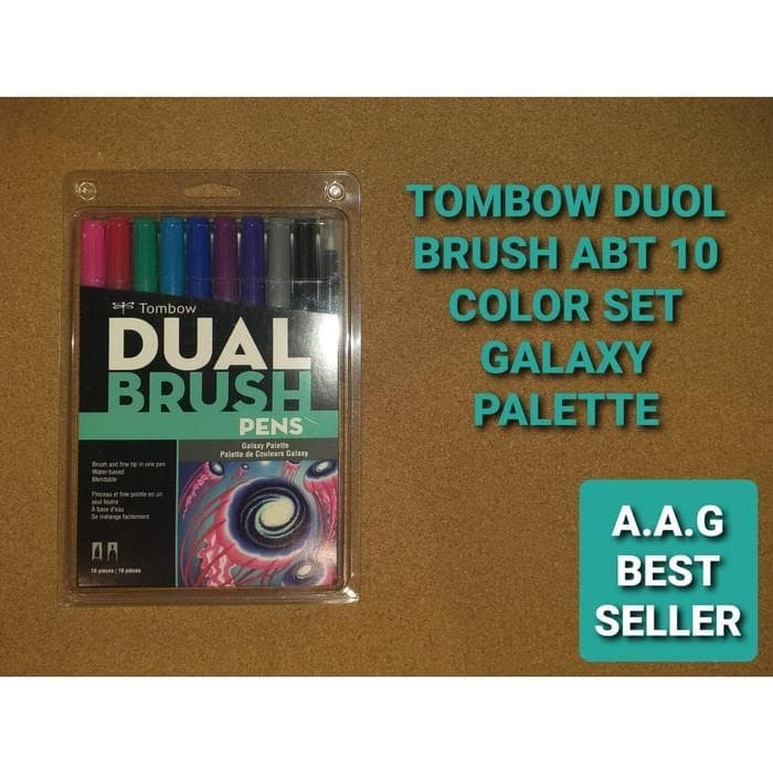 

T E R B A R U Terpercaya Tombow Duol Brush Abt 10 Color Galaxy Palette Terlaris