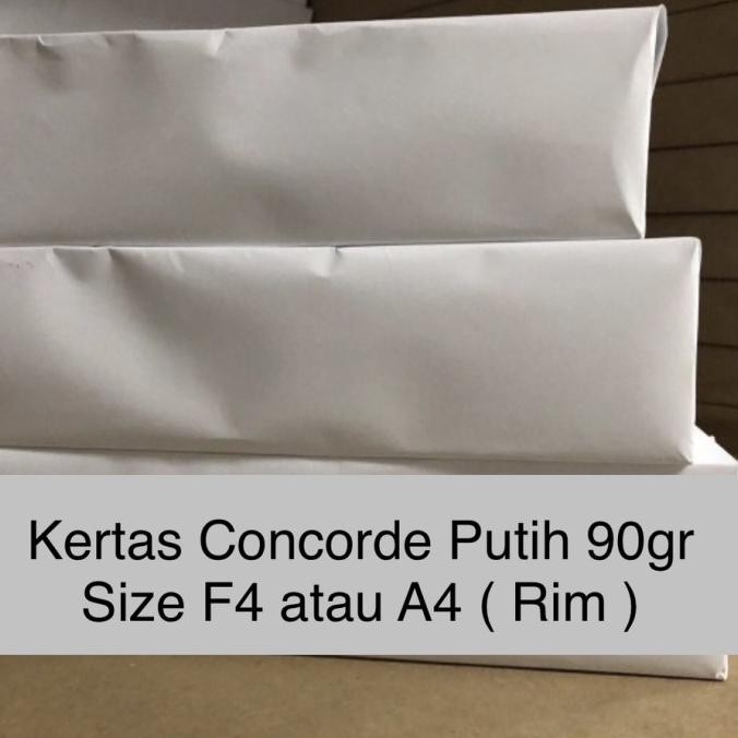 

Kertas Concorde Putih 90 gr ( F4 / rim )