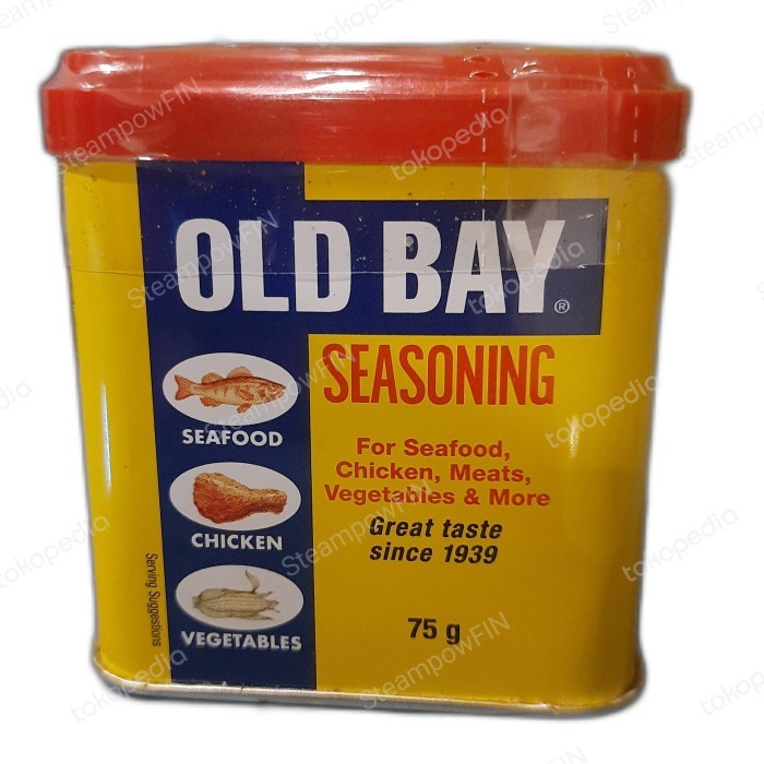 

Lhiu - Old Bay Spice Seasoning Repack 75Gr Bumbu Pedas Bubuk Cajun Import
