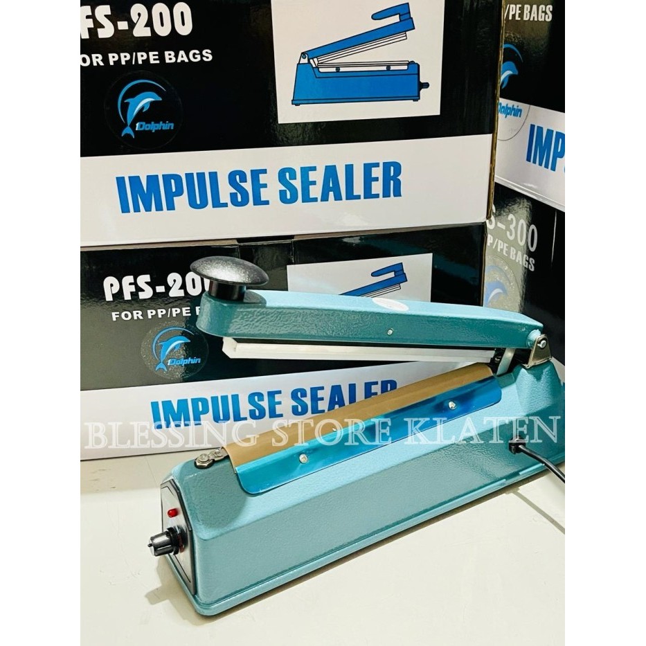 *:*:*:*:*] IMPULSE SEALER DOLPHIN PFS-200 PFS-300 / ALAT PRES PLASTIK SEALER 8MM
