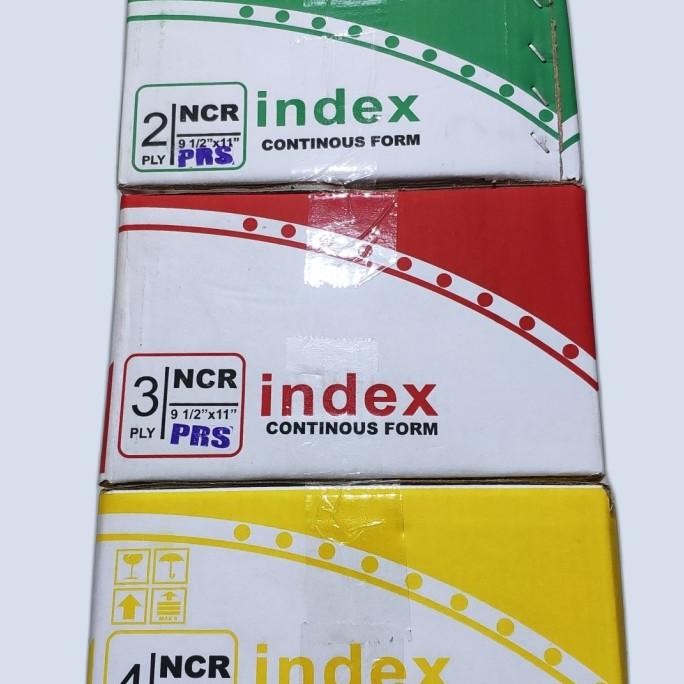 

TERMURAH - Kertas Continuous Form 2 Ply 3 Ply 4 Ply PRS INDEX / Kertas Printer